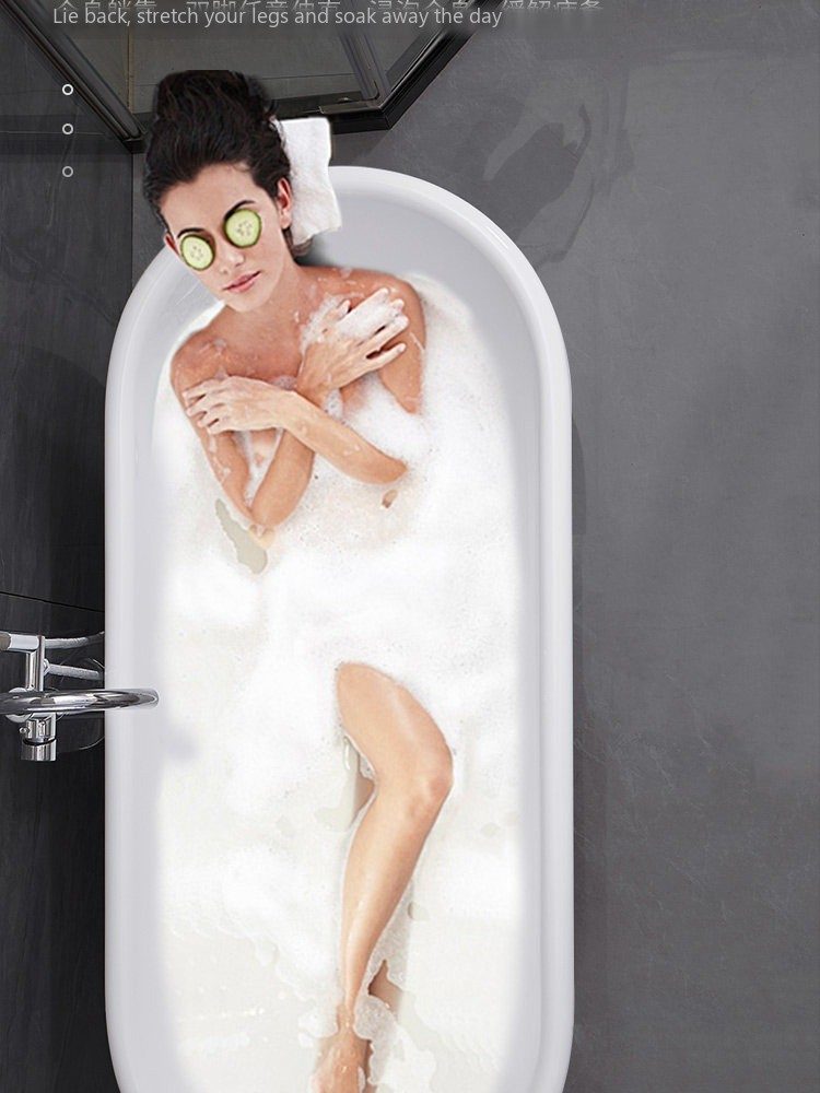 Extra-Deep Oval Soaking Tub: product detail 4