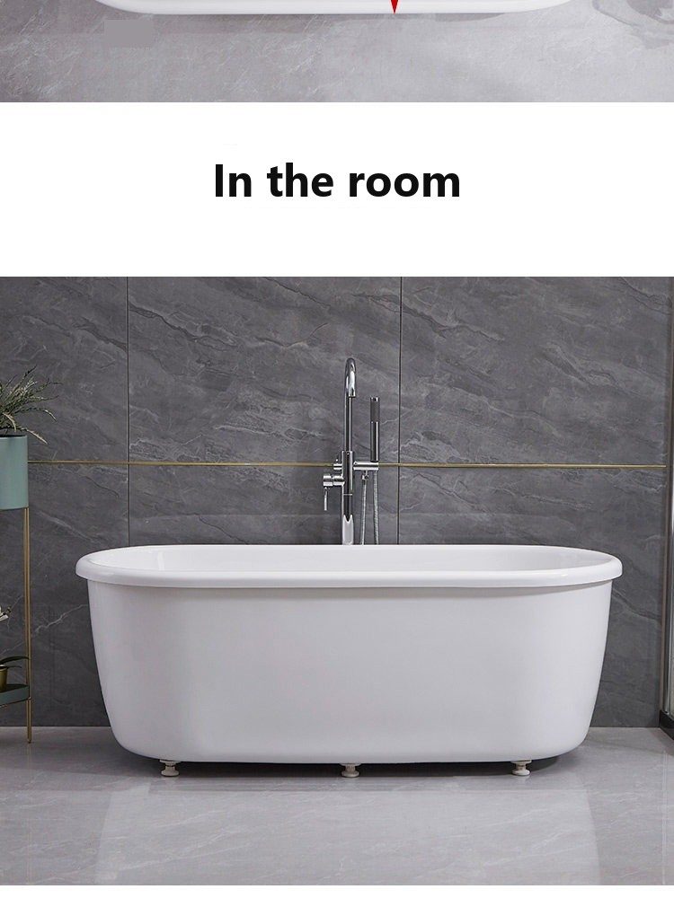 Extra-Deep Oval Soaking Tub: product detail 12