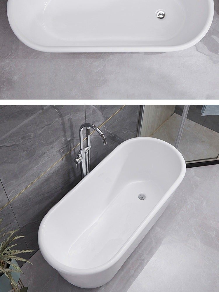 Extra-Deep Oval Soaking Tub: product detail 14