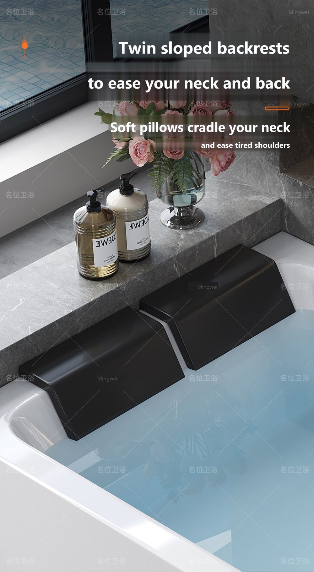 Two-Person Soaking Tub: product detail 5