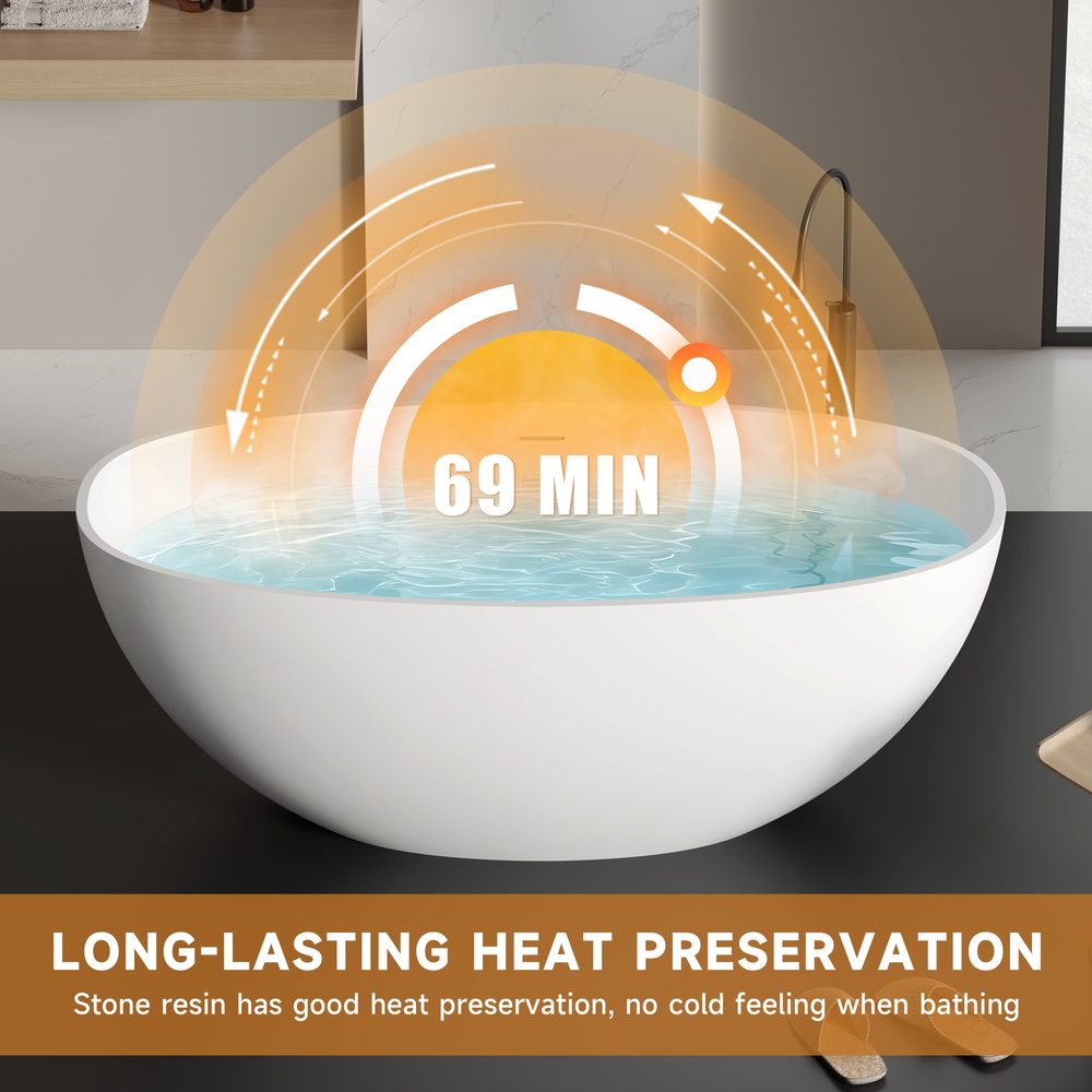 Oval Freestanding Tub 1550 mm: product detail 7