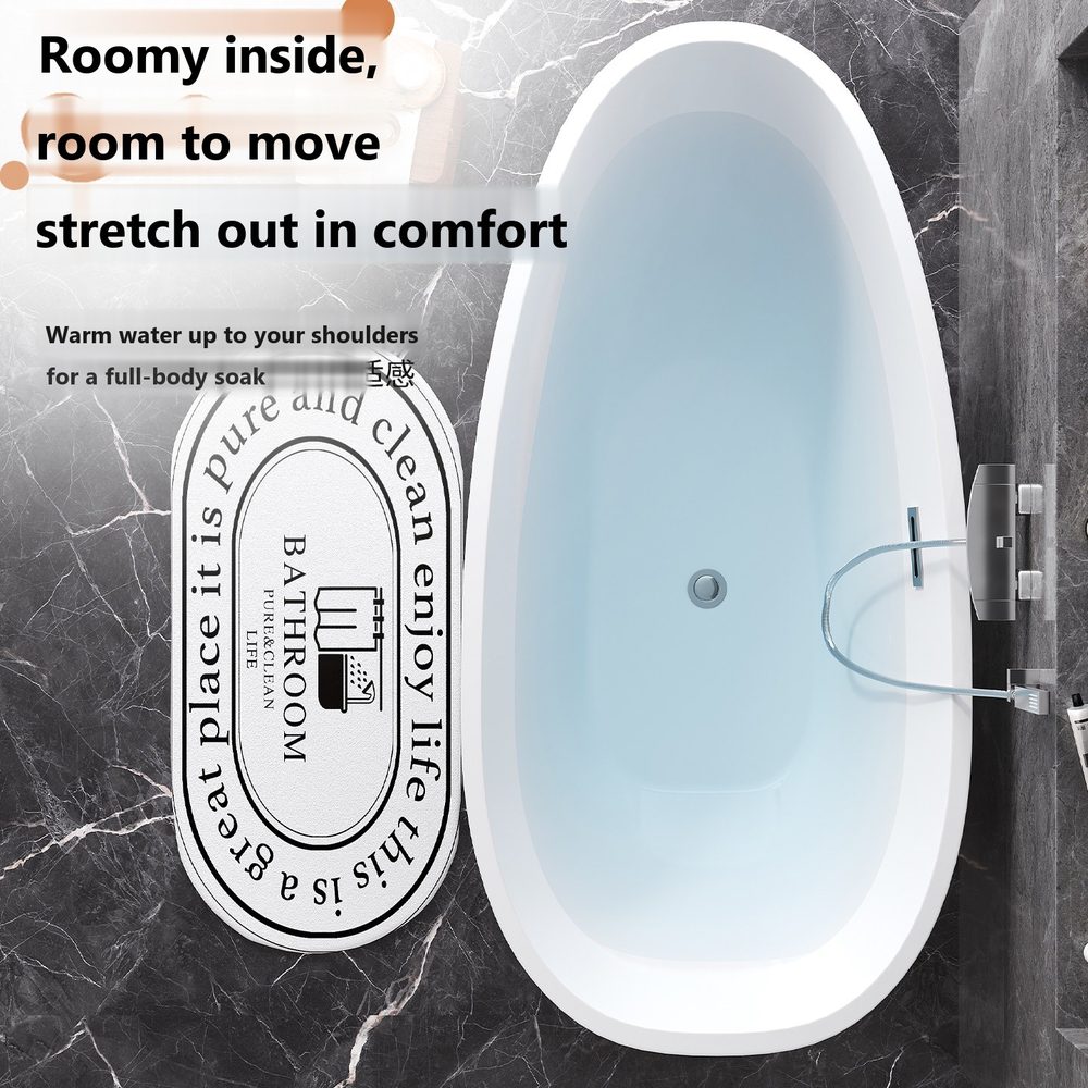 Teardrop Freestanding Soaking Tub: product detail 2